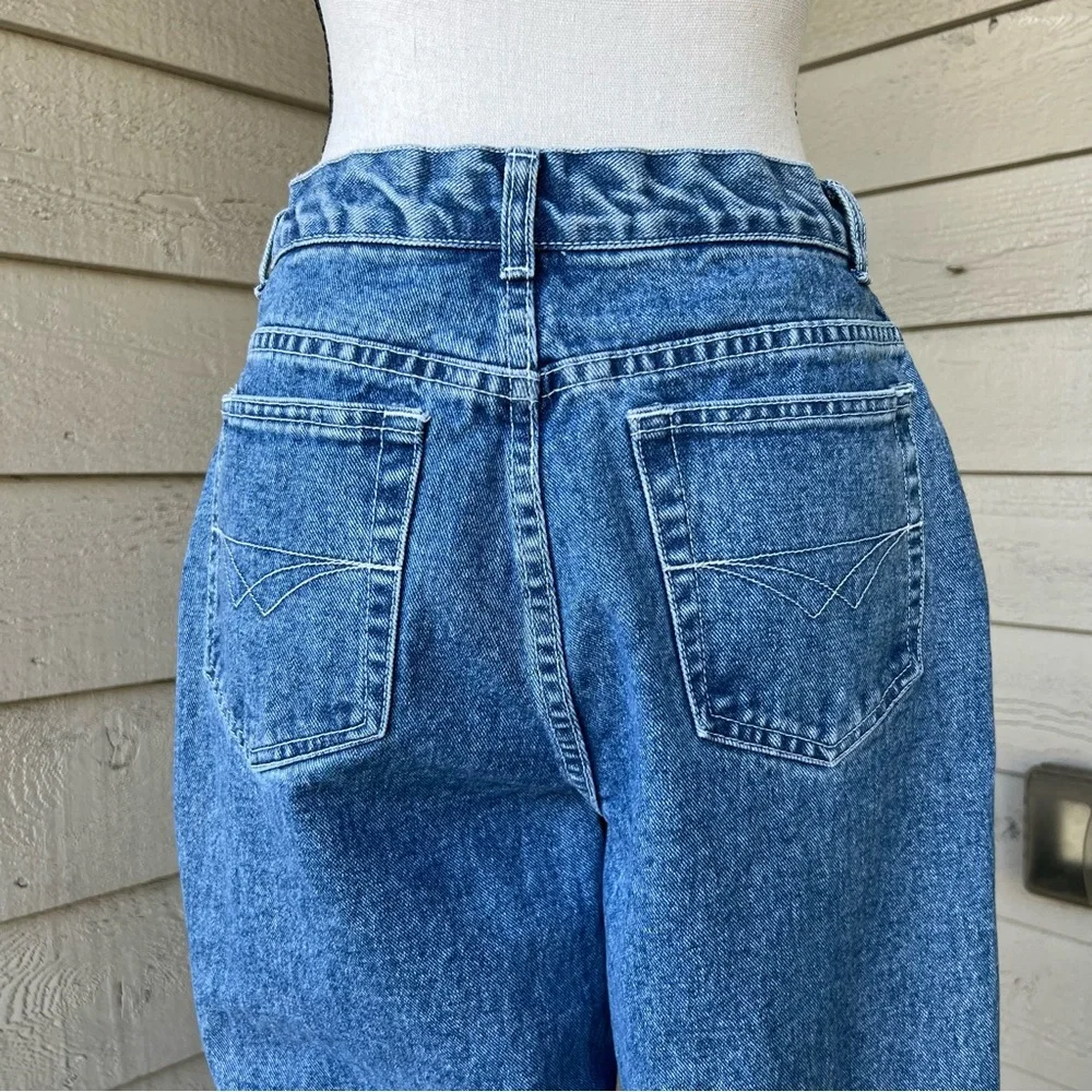 Vintage L.A. Blues Women's Studded Sparkly Blue Jeans - Picture 4 of 12